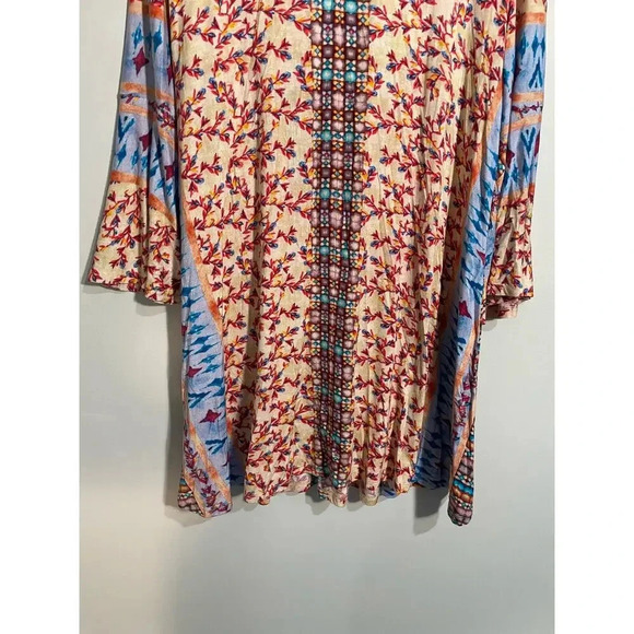 Soft Surroundings Fifi Embroidered Colorful Artsy Tunic Top - Picture 9 of 11